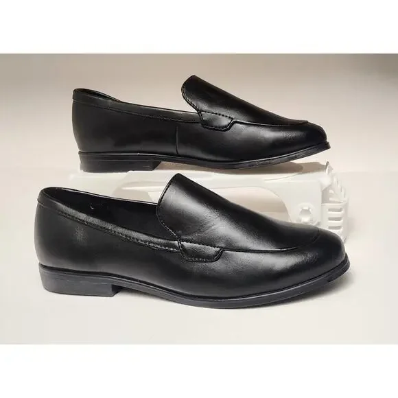Solanz Sole Comfort Flat Loafer Shoes Color Black Size 8.5W - Picture 1 of 10